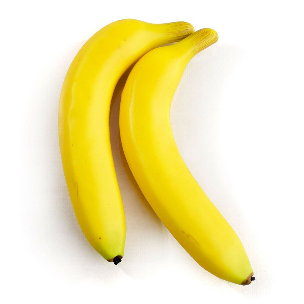 Kitchen Appliances Cabinet - 2pcs Artificial Fruits Fake Bananas Plastic