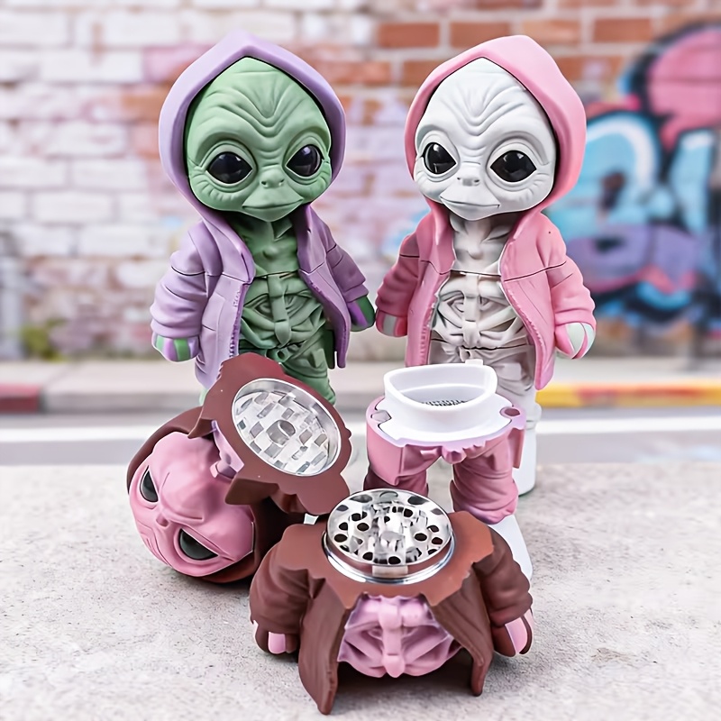 Kitchen Appliances Store - Funny Alien Herb Grinder Spice Grinder