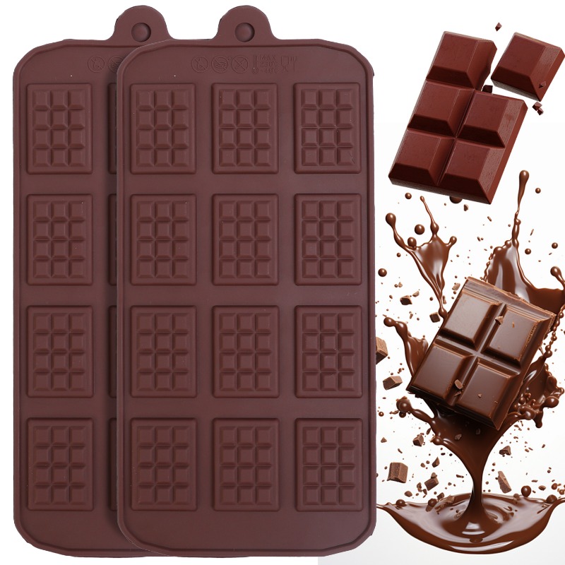 Kitchen Appliances Store - Silicone Chocolate Mold 12 Even Fondant