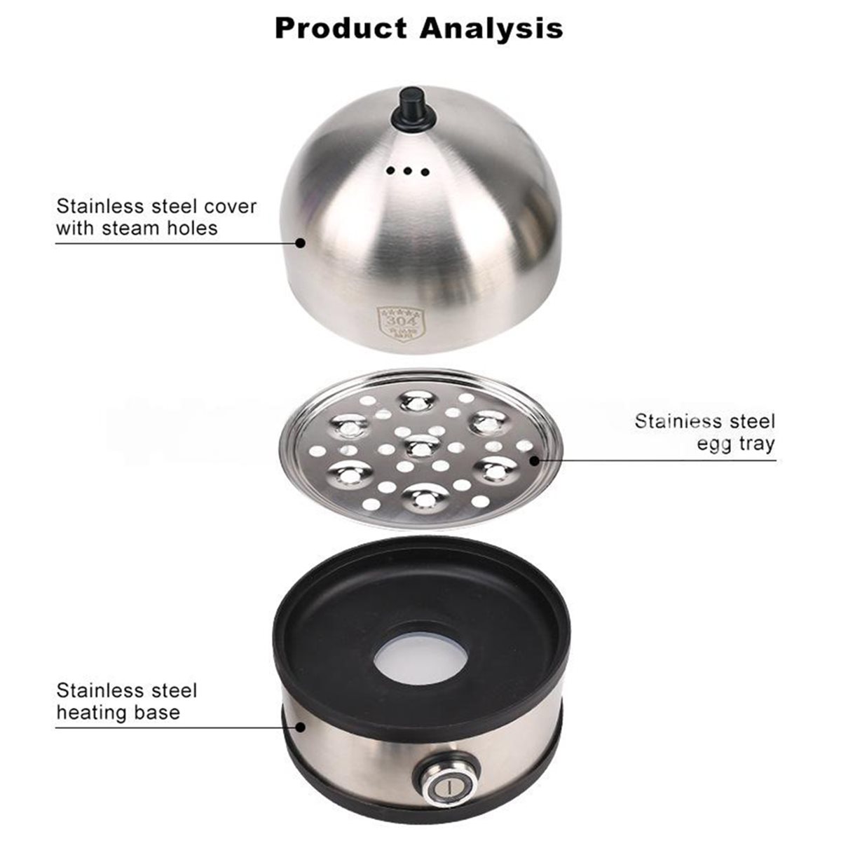 Egg Cooker Rapid - PHONE&GEAR Electric Egg Cooker Rapid Eggs