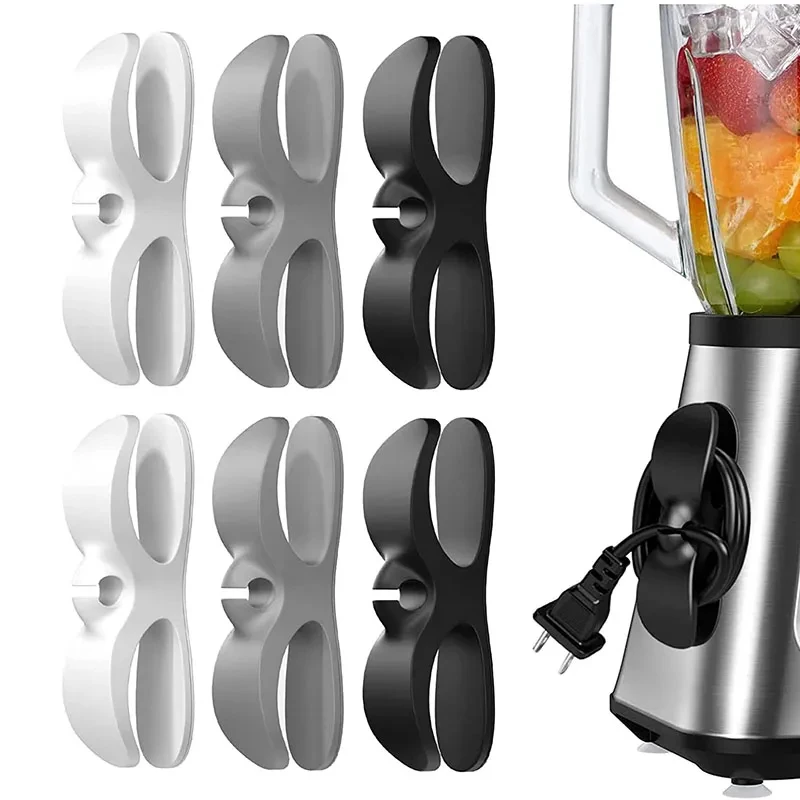 Kitchen Appliances Holder - MAOYYE 6pcs/4pcs Cable Winder Cable Clip