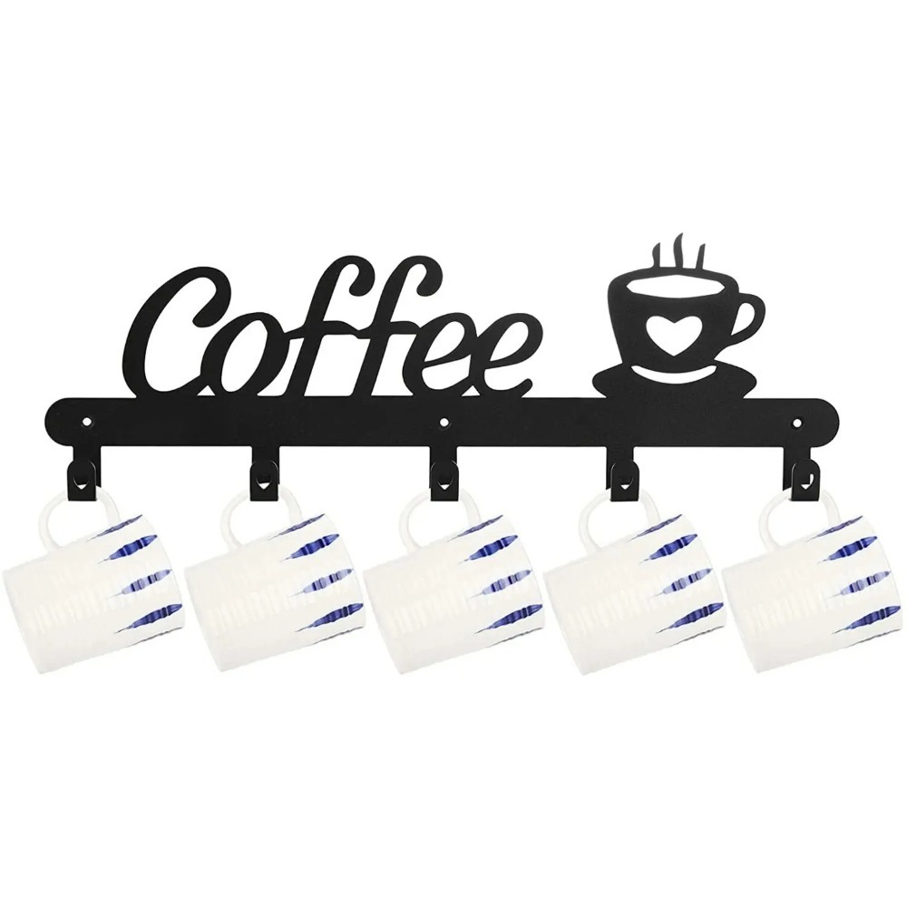 Metal Wall Mounted Coffee Mug  - Kitchen Appliances Holder review and price