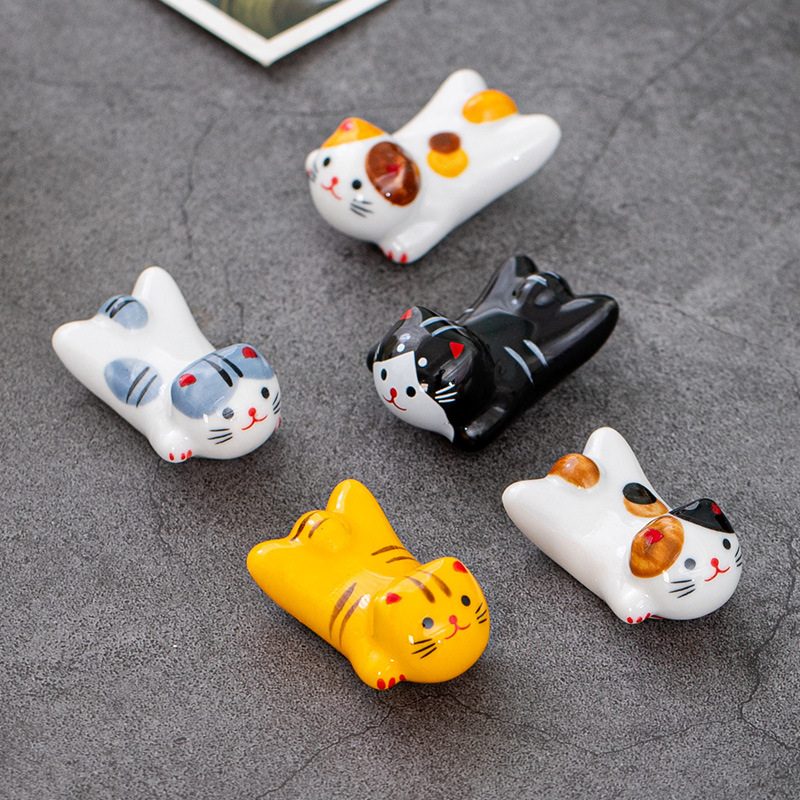 Flying Cat Ceramic Chopstick R - Kitchen Appliances Holder review and price