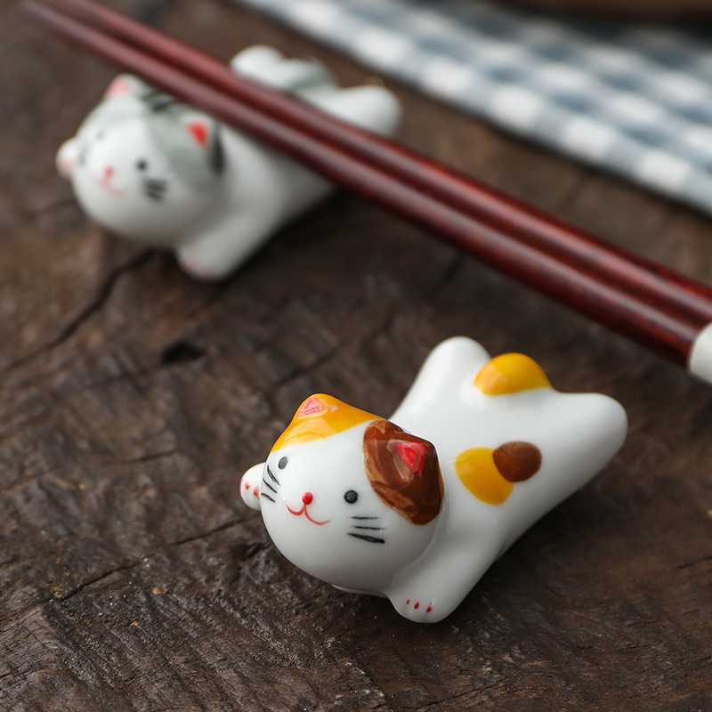 Flying Cat Ceramic Chopstick R - Kitchen Appliances Holder review and price
