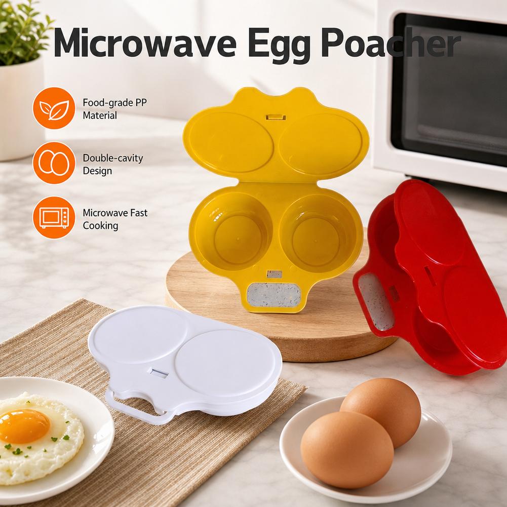 Microwave Egg Poacher 2 Cavity - Egg Cooker Rapid review and price