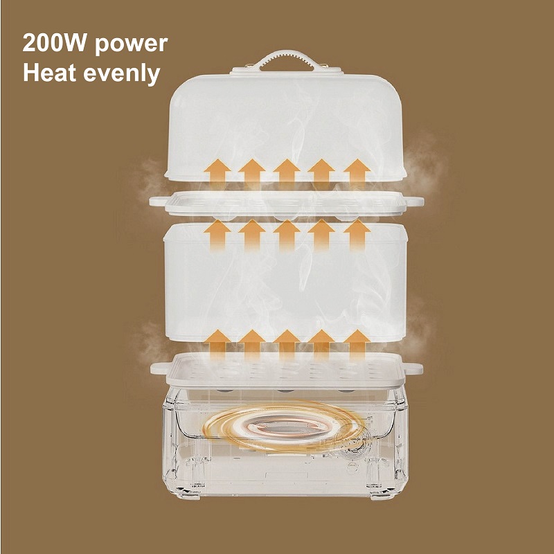 200W Egg Boiler Double Layers  - Egg Cooker Rapid review and price