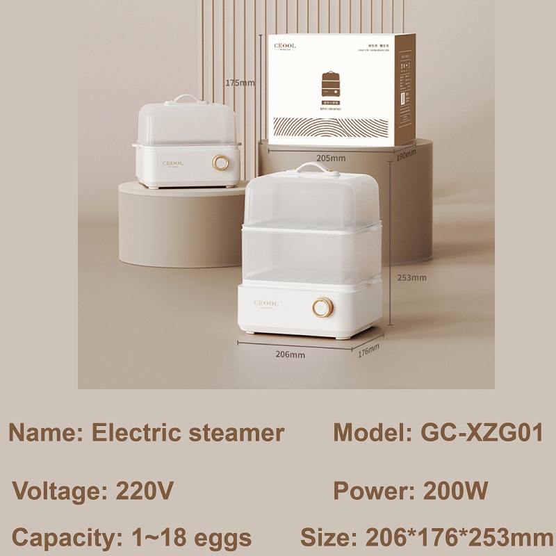 200W Egg Boiler Double Layers  - Egg Cooker Rapid review and price